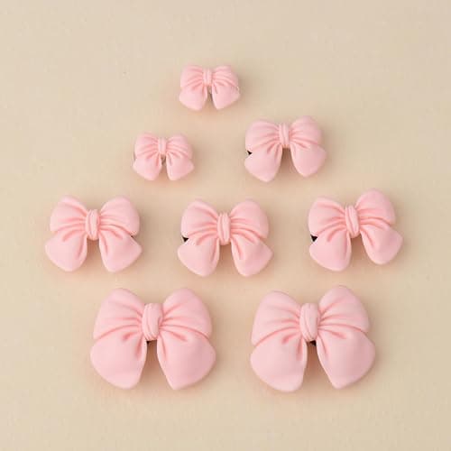 Bling Shoe Charms Cute Shoes Decorations for Women Pearl Chains Pink Shoe Accessories Flower Shoe Charm DIY Own Style thumbnail 4