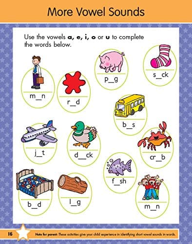 First Grade Big Workbook Ages 6 - 7: 220+ Activities, Phonics, Spelling, Reading, Language Arts, Math, Space, Measurement and Time (Gold Stars Series) thumbnail 4