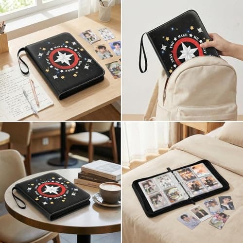 Stray Merch Card Binder for 400 Lomo Cards, Zip Card Album with Wrist Strap, Stray Photo Card Holder, Stray Gifts and Stray Merchandise thumbnail 5