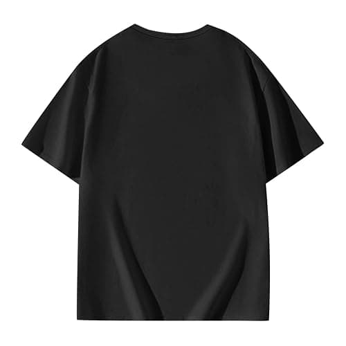 California T Shirts for Girls Letter Print Graphic Tees Oversized Casual Loose Drop Shoulder Short Sleeve Basic Summer Tops thumbnail 5
