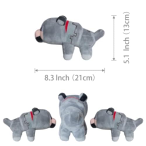 FUNUSE Wolf Plush Toys,8.3" Plush Wolf Stuffed Animal Game Toys for Boys Girls,Birthday Thansgiving Gifts for Kids and Fans thumbnail 3