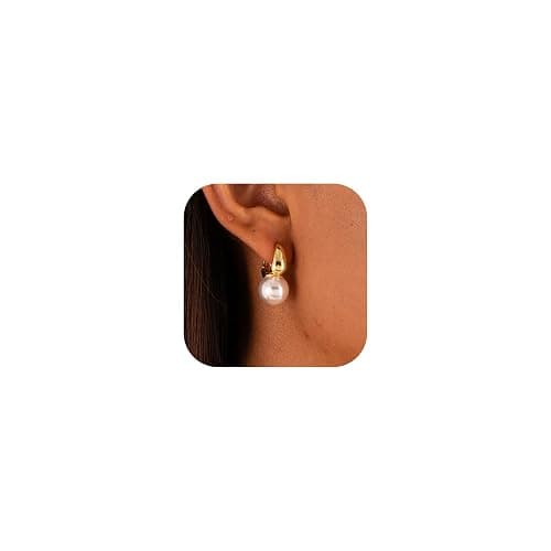amazon pearl earrings - Image 1