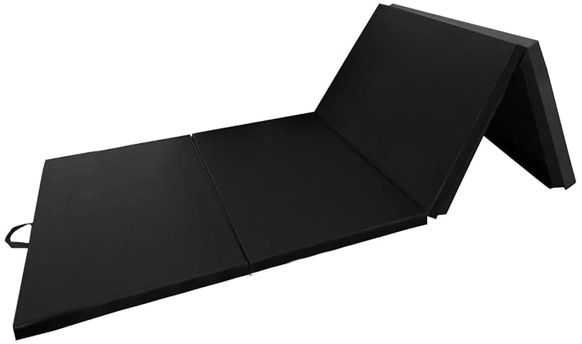 BalanceFrom All Purpose Folding Anti Tear Exercise Mat, Training Aerobic Fitness Gym & Gymnastics Balance Mat - Midnight thumbnail 2