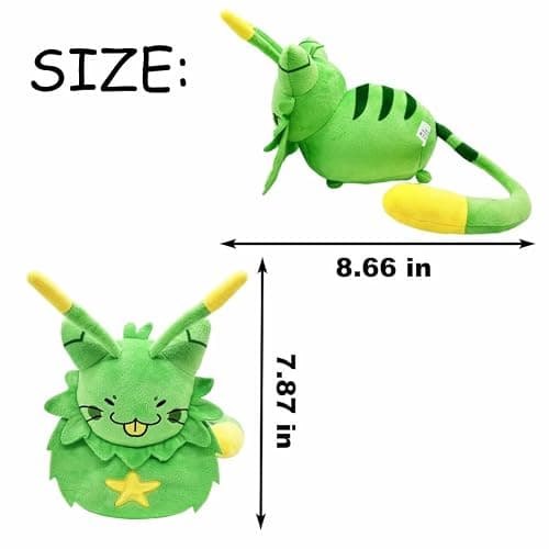 Gnarpy Plush, 2 Pcs Regretavator Gnarpy Alien Cat Plush Toys Give Fans and Friends Beautifully Plushie Doll Gifts (Blue+Green Gnarpy) thumbnail 3