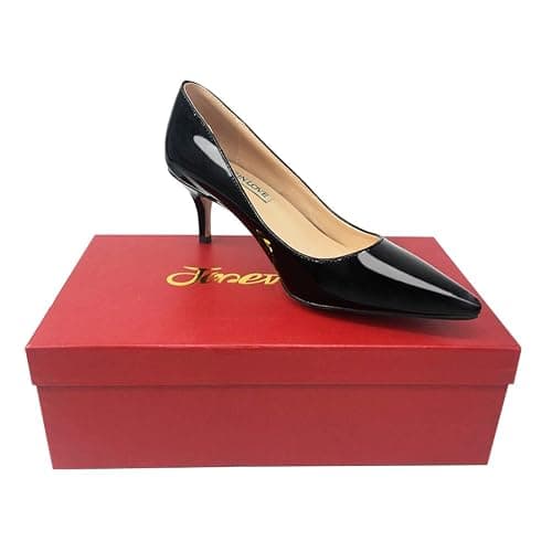 JOY IN LOVE Women's Shoes Low Heels Pointy Toe Kitten Heel Daily Pumps thumbnail 7