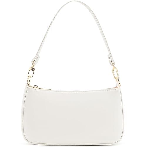 NIUEIMEE ZHOU Shoulder Bag for Women Retro Vegan Leather Classic Clutch Tote HandBags Purses with Zipper Closure - Image 1