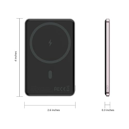 Stylish Custom Power Bank 5000mAh, Personalized Slim Charger with Name or Image, Printed on Demand, Chic Portable Gift for Her, Travel, Everyday Use, Birthday, Thanksgiving, or Christmas (Misty Rose) thumbnail 7