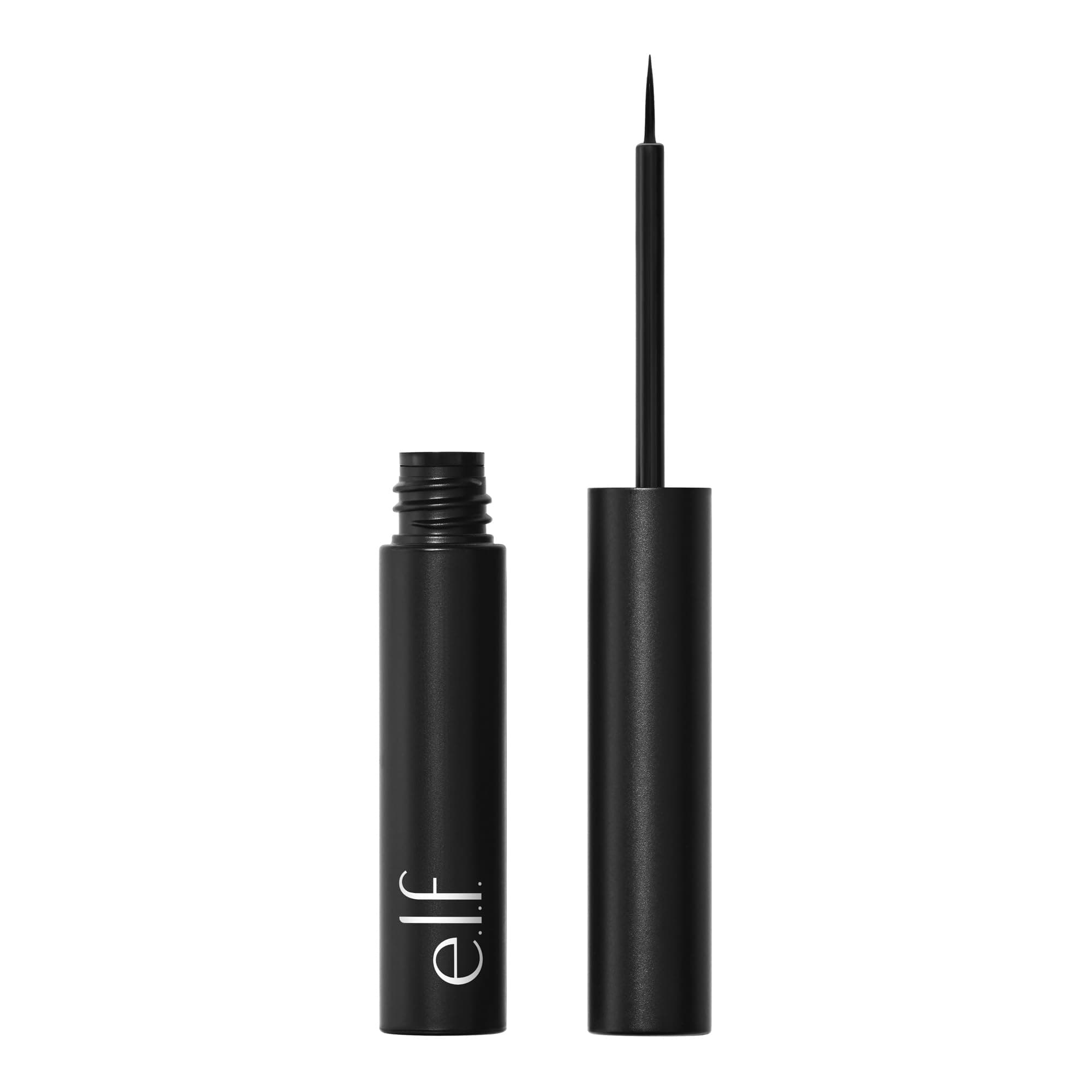e.l.f. Precision Liquid Eyeliner, Ultra-Fine Tip, for Powerful and Defined Lines, Black, 0.13 Fl Oz (2 ml) - Image 1