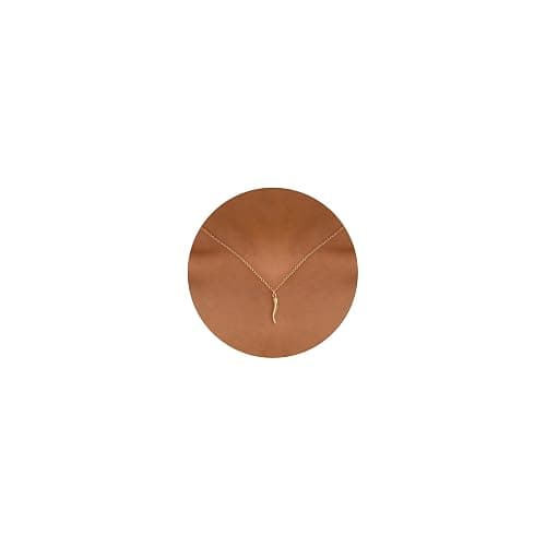 PRTGL Dainty Gold Necklace: 14k Gold Plated Dianty Boots Bow Sun Moon Horse Evil Eye Conch Seahorse Necklace for Women 16.5"+2" - Image 1