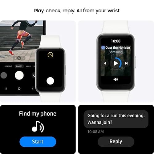 Samsung Galaxy Fit3, Smart Watch, Fitness Tracker, Health Monitoring, Silver, 3 Year Samsung Extended Warranty (UK Version) thumbnail 7