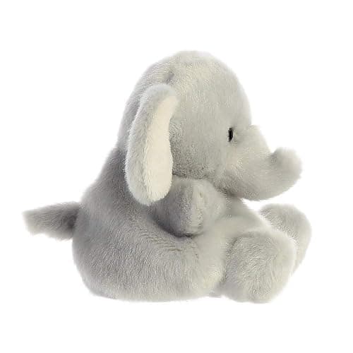 Aurora, 33476, Palm Pals Stomps Elephant, 5In, Soft Toy, Grey thumbnail 3