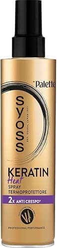 Syoss Palette Heat Spray Termoprotettore 200 ml, Termoprotettore per capelli per look professionale, Protettore termico capelli anti crespo, con complesso vitaminico e protezione calore fino a 230°C - Image 1