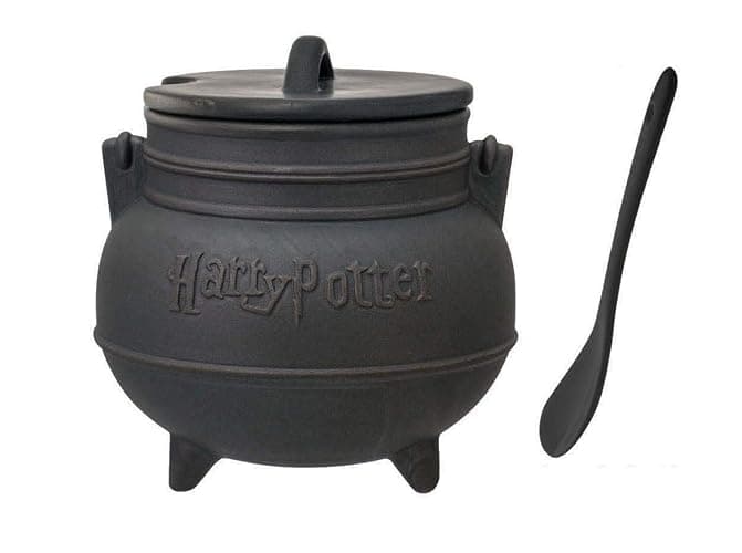 Harry Potter Ceramic Cauldron Soup Mug with Spoon - Image 1