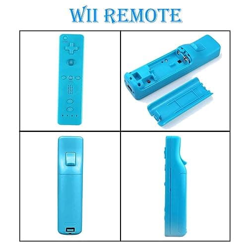 Tevodo Wii Remote Controller, 4 Packs Upgrade Wireless Controller Compatible with Wii Wii U(Red Blue Pink Deep Blue) thumbnail 6