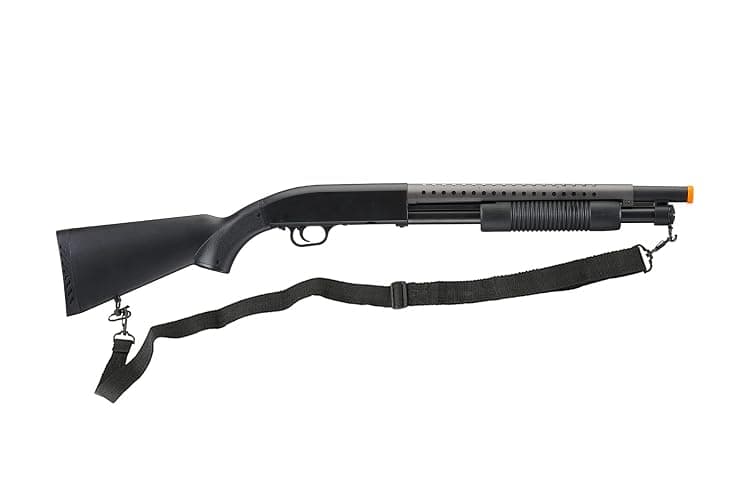 Pump Action Airsoft Shotgun with Full Metal/Steel Barrel 300 FPS (Airsoft Gun) thumbnail 5