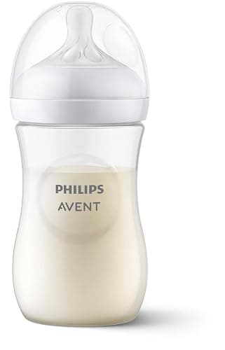 Philips Avent Natural Baby Bottles with Natural Response Nipples (Medium Flow, Flow 3), 9oz, 3-pack, SCY903/03 - Clear - 9oz - 3-pack thumbnail 14