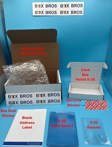 25 Card Grading Submission Kit for PSA, CGC, SGC, Beckett - Box Bros (USA Small Business) is The Best Solution for Making The Card Grading Submission Process Easy and to Protect Your Cards. thumbnail 3