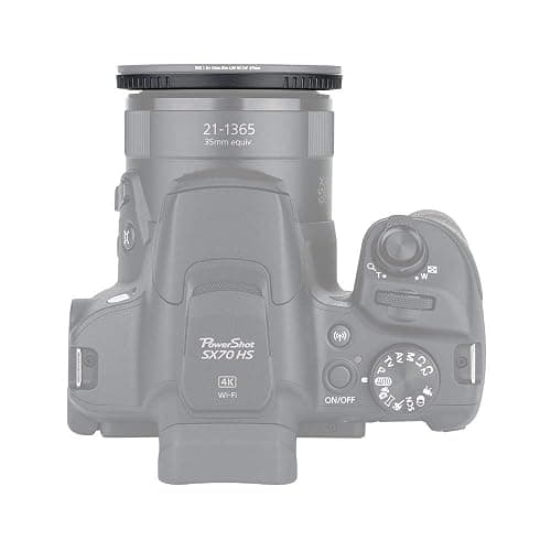 Filter Adapter JJC Lens Ring Adapter for Canon PowerShot SX540 SX530 HS SX520 HS SX70 HS SX60 HS SX50 HS SX40 HS SX30 is SX20 is SX10 is SX1 is Replaces Canon FA-DC67A Adapter Ring thumbnail 4