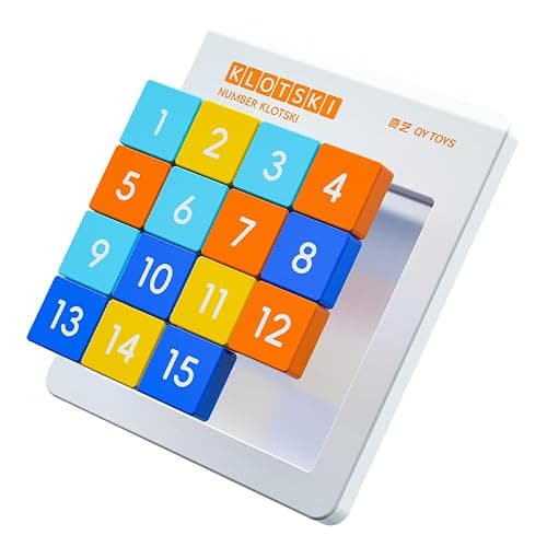 LiangCuber QY Toys Macaron Color 4x4 Klotski Puzzle Magnetic Sliding Number Puzzle,15-Digit Version ABS Brain Teasers Toy Tangram Jigsaw Intelligence (2024 Edition) thumbnail 5