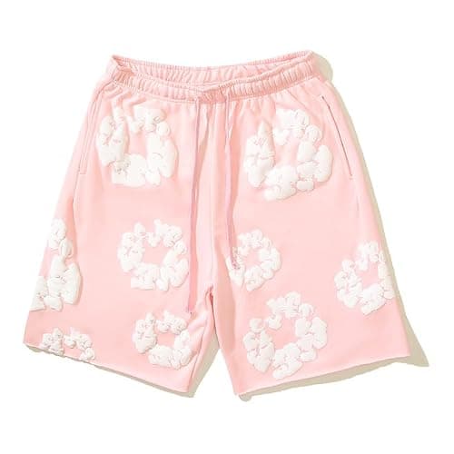 Sudiup Y2K Men's Shorts Women's Foam Sports Shorts Hip hop Pants thumbnail 3