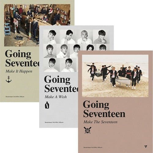 SEVENTEEN [GOING SEVENTEEN] 3rd Mini Album Random Ver CD+Photobook+Card+Bookmark+Lyrics+etc+Tracking Number - Image 1