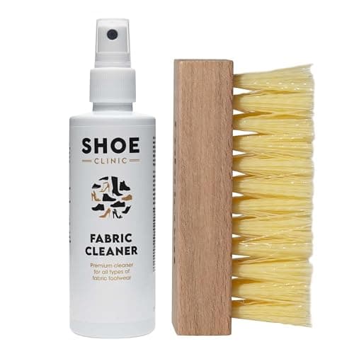 Shoe Clinic Fabric Cleaning Kit | For Shoes, Boots, Sneakers, & More | Includes Fabric Cleaner & Brush - Image 1