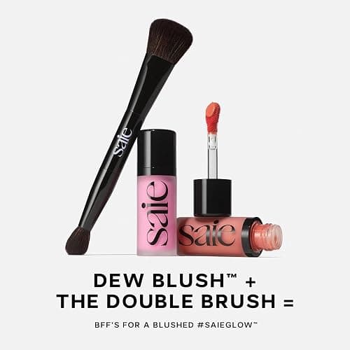 Saie Dew Liquid Blush for Cheeks Trio - Hydrating Cream Blush Stick Set with a Blendable + Buildable Formula - Skincare Infused Dewy Face Blushes for a Natural Flush - Baby, Sweetie, & Spicy (3 Count) thumbnail 7