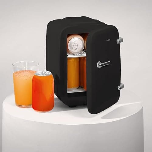 Cecotec Mini-Kühlschrank Bolero MiniCooling 4L Havanna Black, Betrieb mit 12V-220V, Kompatibel mit Auto und Wohnwagen, Kühl- und Heizfunktion, Temperaturbereich 5-65º, Einfacher Transport. thumbnail 4