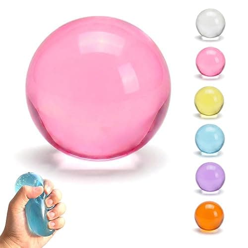 Coconut Oil Stress Ball, 2026 New Portable Dumpling Squishy Coconut Squeeze Desk Squishies, Non-Sticky Slow Rising Squeeze Balls for Relaxation and Focus (Pink) - Image 1