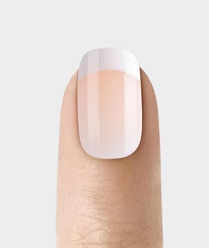Kiss Everlasting French Nail Manicure, Chip-Free with Flexi-Fit Technology, Real Short, "Endless", Nail Kit with Pink Nail Glue (Net Wt. 2 g / 0.07oz.), Mini File, Manicure Stick, and 28 Fake Nails thumbnail 5
