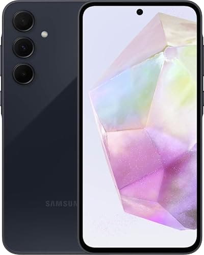 Samsung Galaxy A35 5G (128GB, 2024) 6.6" 120Hz AMOLED, Octa-Core, 50MP Triple Camera, Awesome Navy, Only for AT&T (Renewed) - Image 1