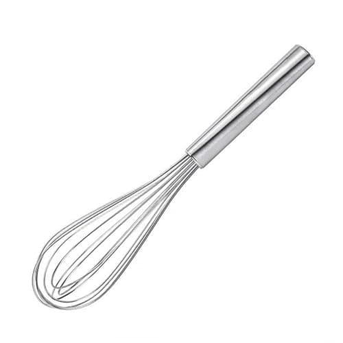 OHPHCALL Stainless Steel Manual Eggbeater Lightweight Egg Stirrer for Easy Mixing and Blending Metal Kitchen Whisk for Home Cooking and Baking - Image 1