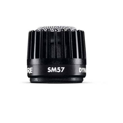 Shure SM57 Dynamic Microphone – Wired Cardioid XLR Instrument Handheld Mic for Guitar Amplifiers, Snare Drum, Percussion, Live Sound & Studio Recording, Black thumbnail 9