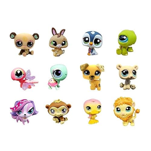 Cat Pack Dog Collie Great Dane Dachshund Cocker Spaniel Mini Pet Toys Sets Animal Figures Collection 2Pcs Random Styles thumbnail 5