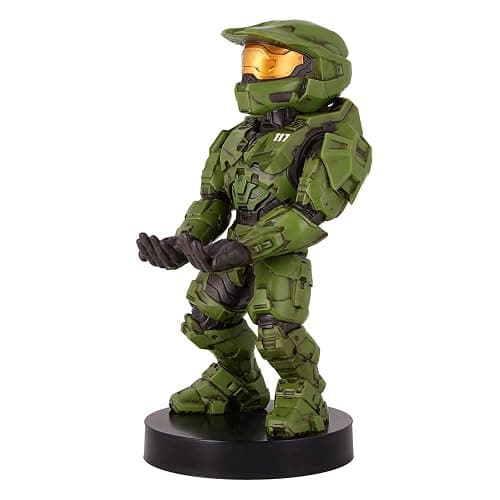 Exquisite Gaming: Halo: Master Chief - Mobile Phone & Gaming Controller Holder, Device Stand, Cable Guys, Xbox Licensed Figure, Green thumbnail 8