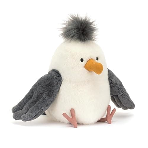 Jellycat Chip Seagull Stuffed Animal, 10 inches - Bird Plush Toy - Classic Children's Gift - Image 1