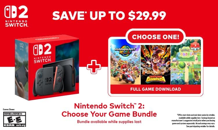 Nintendo Switch 2: Choose Your Game Bundle thumbnail 2
