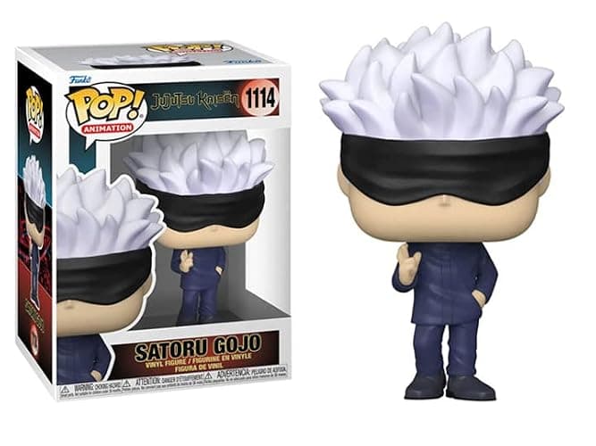 POP Jujutsu Kaisen - Satoru Gojo Funko Vinyl Figure (Bundled with Compatible Box Protector Case), Multicolor, 3.75 inches thumbnail 2