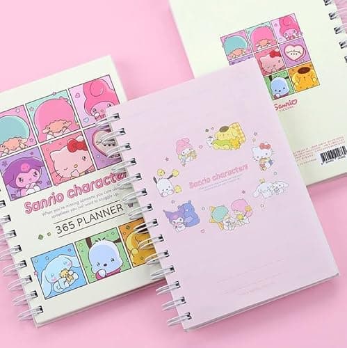 Generic New Version Cute Kitty Melody Friends 365 Daily Planner, 5 x 7 inches, Hard Cover (Ivory) thumbnail 3