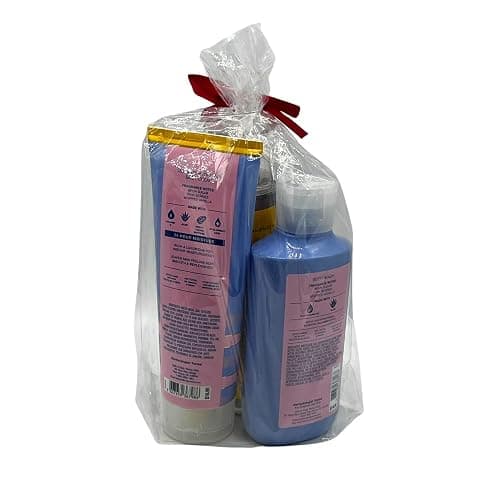 Bath & Body Works COTTON CANDY CLOUDS Fine Fragrance Mist, Ultimate Hydration Body Cream & Body Wash 3pc Gift Set with a Red Bow for Holidays – Full Size thumbnail 5