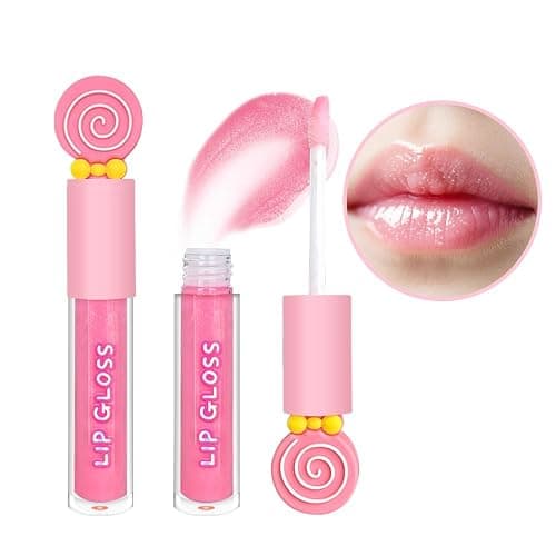 M&U MAKE YOU UP MU 6pc Candy Sweet Lip Gloss Set for Kids - 1 Straight Stick, 2 Ice Cream and 2 Candy Balms, Non-Toxic Girls Birthday Gift, Fun Theme Party Favors thumbnail 5