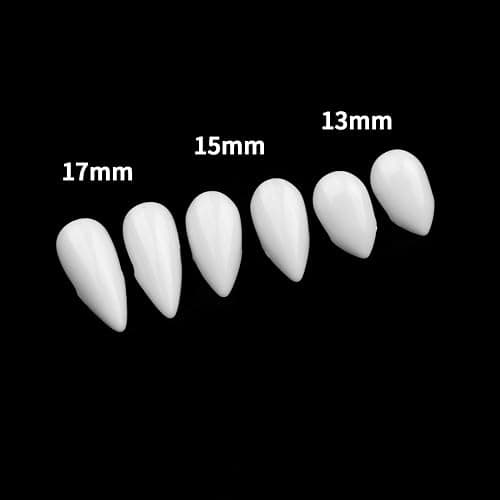 FINGOOO Halloween Vampire Teeth,3 Pairs Horror False Teeth for Halloween,Cosplay Party Favors thumbnail 8