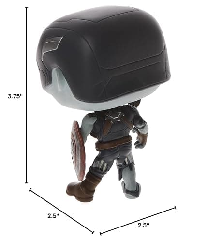 Funko Pop Marvel: What If? - Zombie Captain America Vinyl Bobblehead - Marvel What If - Collectable Vinyl Figure - Gift Idea - Official Merchandise - Toys for Kids & Adults - Superheroes Fans thumbnail 3