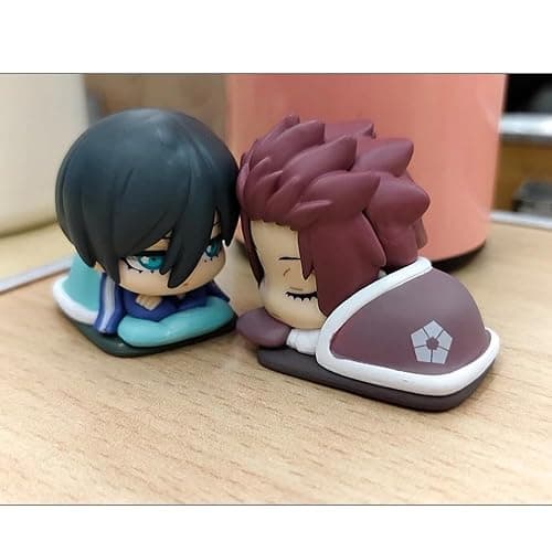 Zhongkaihua Lot de 5 figurines Seishiro Itoshi Sae Reo Mikage Sleeping Ver de 5 cm - Statue de modèle anime - Décoration de bureau - Cadeau idéal thumbnail 7