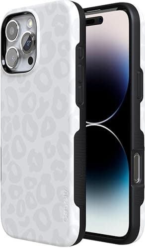 Casely iPhone 16 Pro Max Case | Into The Wild | White Snow Leopard | Bold Protective Case Design | Compatible with MagSafe thumbnail 4