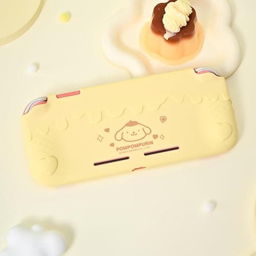Kuitmor Protective Case for Switch Lite,Kawaii Switch Cover Case,Anti-Scratch Soft Silicone Protective Shell for Switch Lite 2019 with 2 Thumb Grip Caps - BDG thumbnail 7