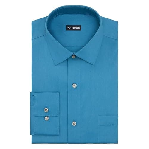Van Heusen Men's Tall Fit Ultra Wrinkle Free Flex Collar Stretch Dress Shirt (Big & Tall) thumbnail 3