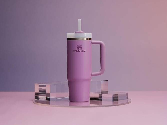 STANLEY Quencher H2.0 Tumbler with Handle and Straw 30 oz | Flowstate 3-Position Lid | Cup Holder Compatible for Travel | Insulated Stainless Steel Cup | BPA-Free | Lilac thumbnail 8