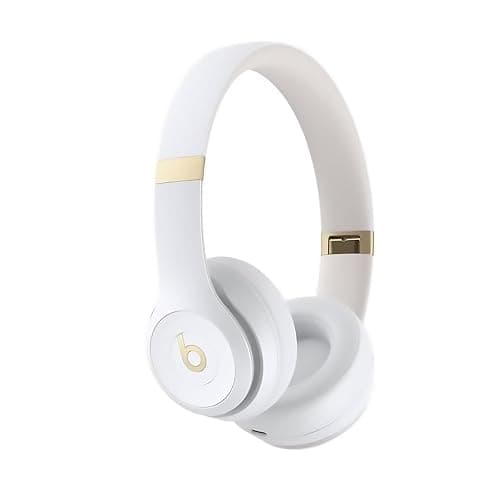 Beats Solo 4 - Wireless Bluetooth On-Ear Headphones, Apple & Android Compatible, Up to 50 Hours of Battery Life - Warm White thumbnail 2