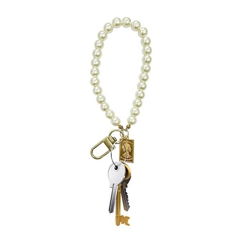 Asaisimg 3 Pcs Pearl Keychain Pendants Charm for Handbag Keychain, Cute Keychain for Airpods Pro Case Decor, Pearl Pendants for Keyring DIY Crafting Decoration Purse Handbag Décor thumbnail 7